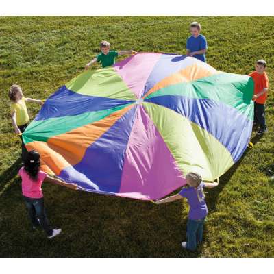 Sensory integration toys Rainbow kids play Parachute toy