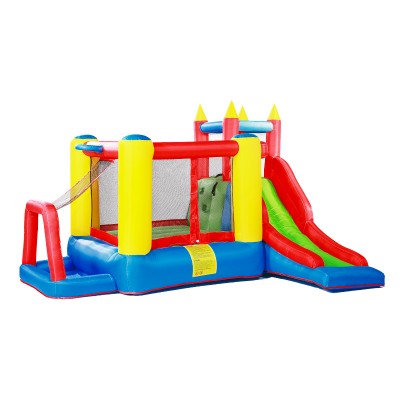 Customized Amusement Park Playground  Inflatable Bouncy Climbing Castle For Kids