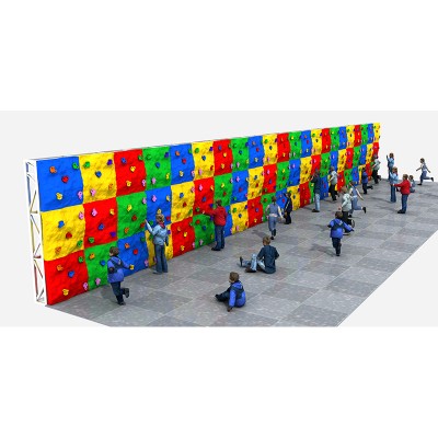 Sports Leisure Center Kids Climb Equipment Indoor Rock Climbing Wall