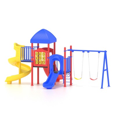 Hot Sale New Design Blue Theme Outdoor Play Equipment Kids Play Ground Items Exercise Play Park Games