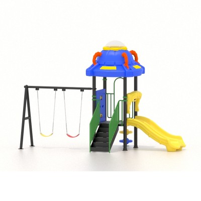 Kindergarten and School Play Hot Sale Cheap Space Series Kids Adventure Outdoor Playground Items