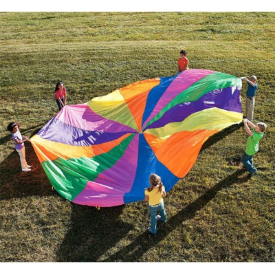 New outdoor fun promotional parachute toys with handle for kids