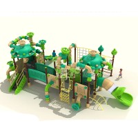 Latest outdoor play set facility  Bright Building Outdoor Park Playground Equipment for Kids