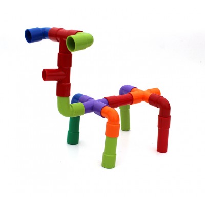 children magnetic building blocks educational toys set tube pipe