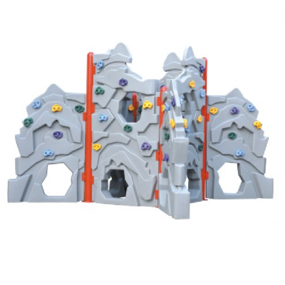 Outdoor Amusement Park Kids Rolling Plastic Climbing Wall