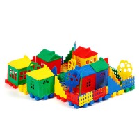 Variety building blocks plastic spelling educational toys Kindergarten   Building Blocks