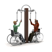 Customized Body Building Exercise Device Upper Limb Training Disabled Outdoor Fitness Equipment for Handicapped People